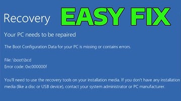 How To Fix 0xc00000f Error Code in Windows 11