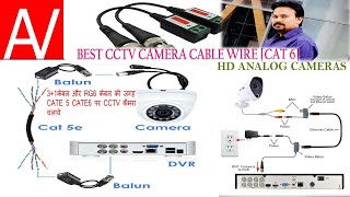 How to Analog HD Cameras cate5 ya cate6 work in Hindi