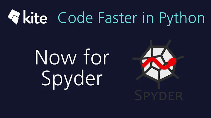 Announcing the Kite Integration for Spyder IDE