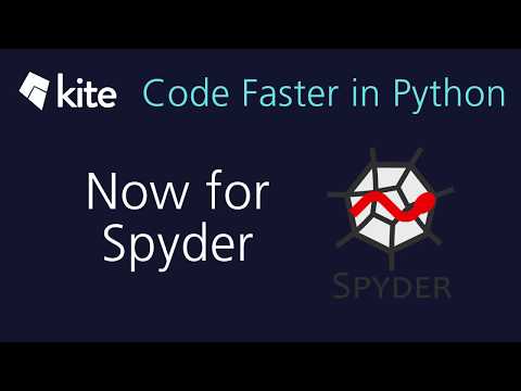 Announcing the Kite Integration for Spyder IDE