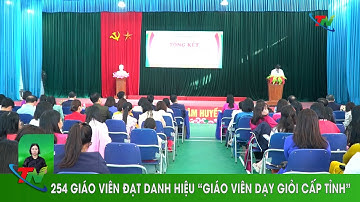 254 giáo viên đạt danh hiệu “Giáo viên dạy giỏi cấp tỉnh”