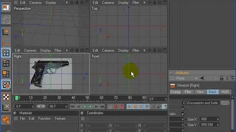 how to get Reference pics in to c4d tutorial