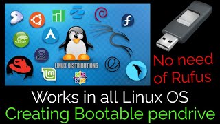 Mastering Linux How To Create Bootable Pendrive In Ubuntu And All Other Major Linux Distributions