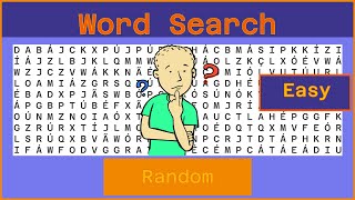 Word Search - Challenge 04/14/2022 - Easy - Random