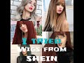 Trying on affordable wigs from SHEIN! 💖💖 YOU WILL BE SHOCKED!