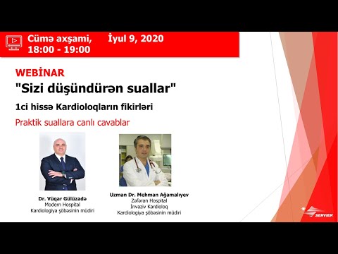 Sizi düşündürən suallar. 1ci hissə: Kardioloqların fikirləri. Praktik suallara canlı cavablar