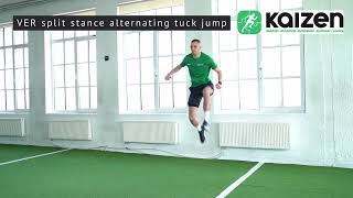 Celebrity VER split stance alternating tuck jump Profile