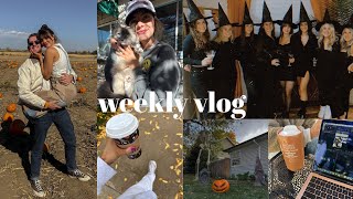 WEEK IN THE LIFE | Pumpkin patch day, coming off orientation, witchy girls night