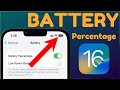 iOS 16 iPhone battery percentage: How to show it Status Bar