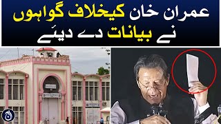 Witnesses give statements against Imran Khan in cipher case - Aaj News