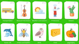 1500 English Flashcards For Kids