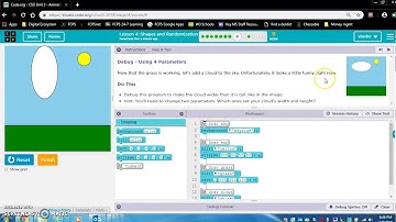 Code.org | Computer Science Discoveries | Unit 3 Lesson 4 part 1 exercises