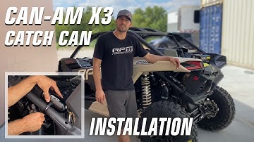 How to install RPM SxS Can-Am X3 Catch Can