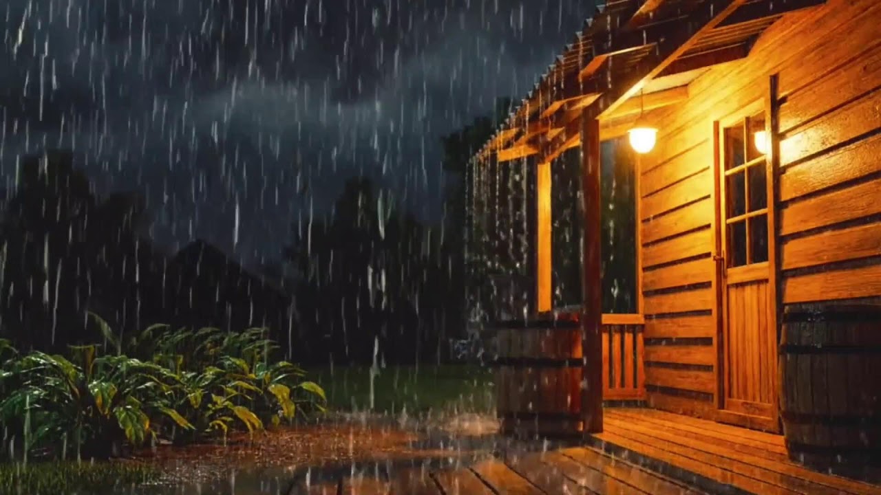 Dark Night Rain & Thunder Ambience | 24/7 Live Sleep Sounds