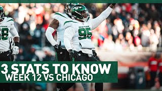 3 Stats To Know for Jets-Bears | Week 12 | The New York Jets | NFL