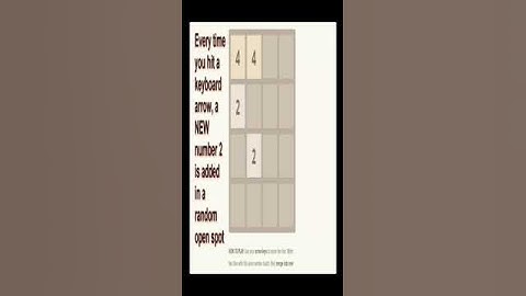 "2048" - Instructions for a Fun & FREE Game you can play online - SHORT