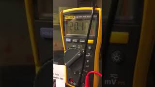 How to check voltage split simplex slc