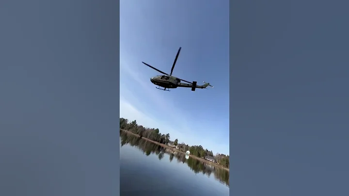 Flyover from lake