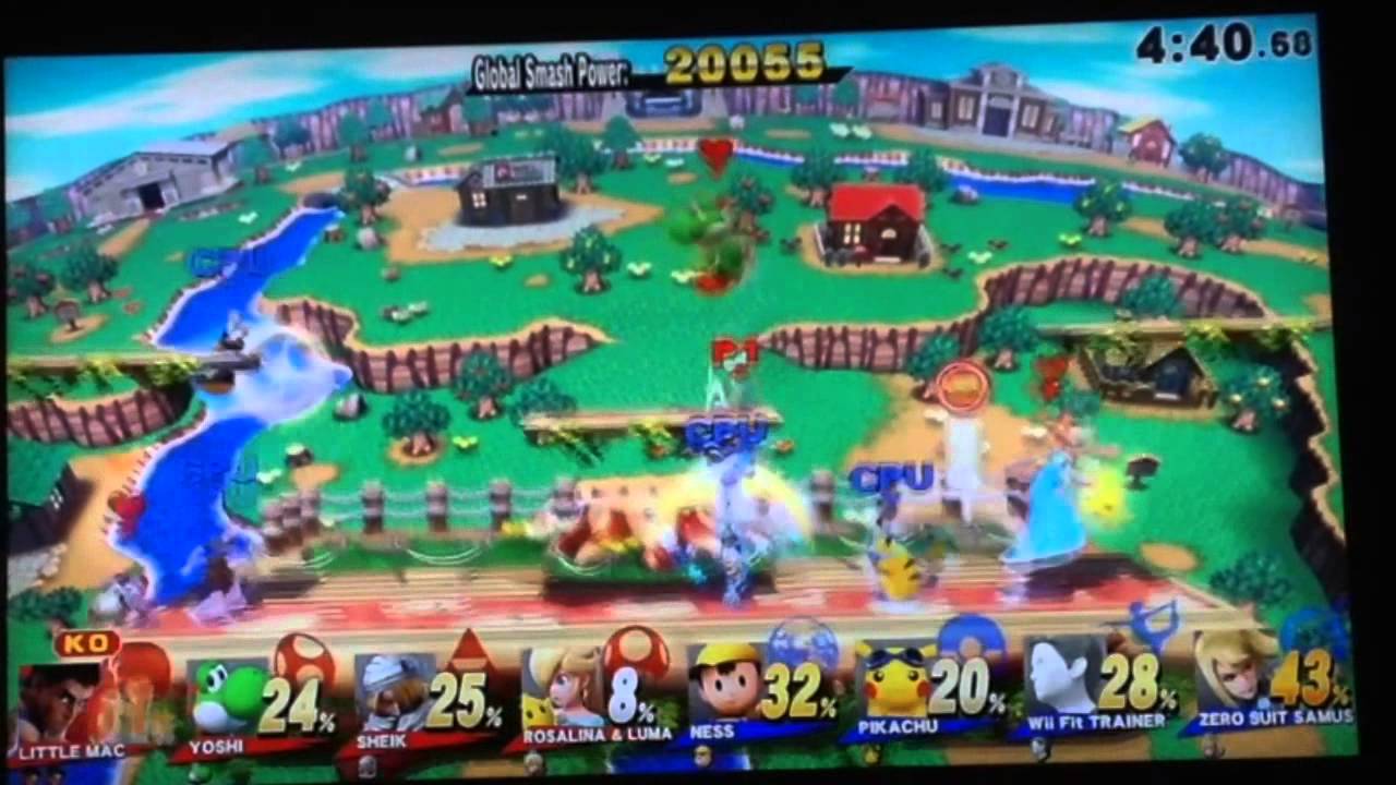 Super Smash Bros. For Wii U - Classic Mode - Little Mac - YouTube