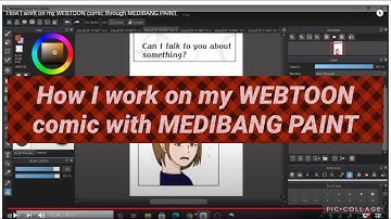 How I work on my WEBTOON comic through MEDIBANG PAINT