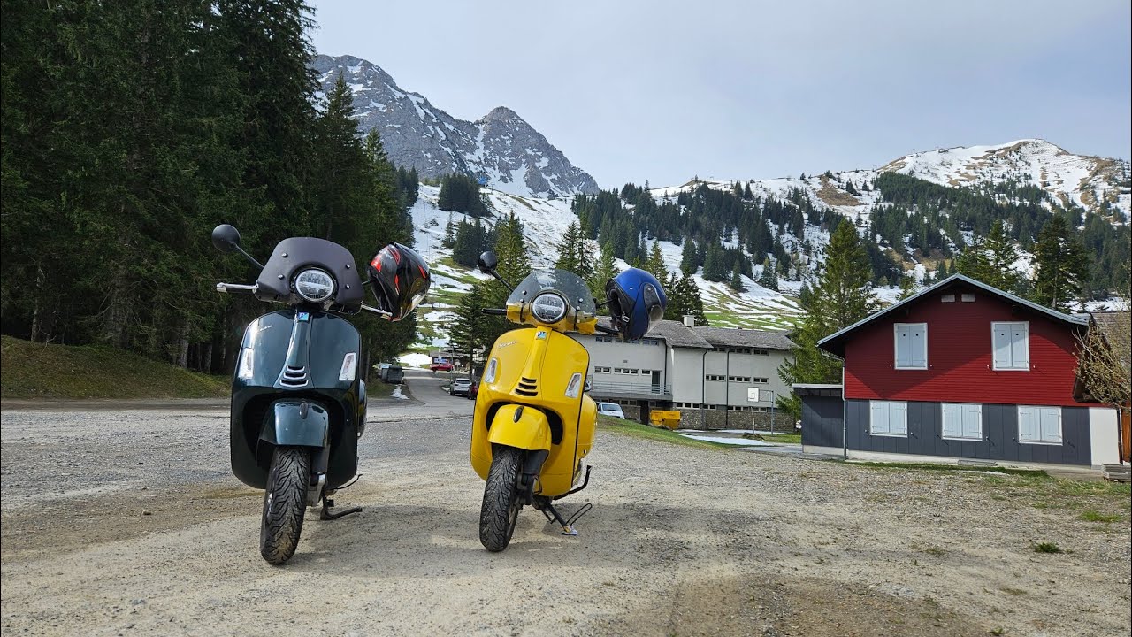 Vespa GTS 300 tour in der Zentralschweiz