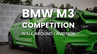 M3 COMPETITION l 2018 BMW M3 444BHP BEAST  l WALK-AROUND l SALVAGE VIDEO