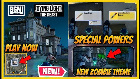 BGMI Dying Light Zombie😱 | How to Play Zombie Mode Bgmi? | Zombie Mode Location Bgmi! Tips & Tricks