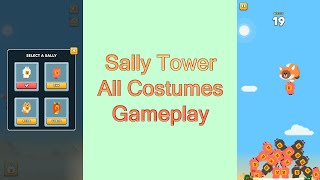 Sally Tower All Costume Gameplay screenshot 2