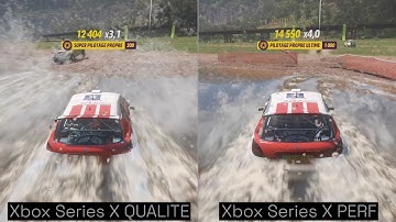 Forza Horizon 5 on Xbox Series X - Quality mode (30fps) vs Performance mode (60fps)
