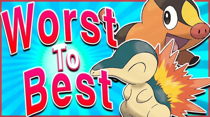 Ranking EVERY Starter Pokémon Trio From Worst to Best