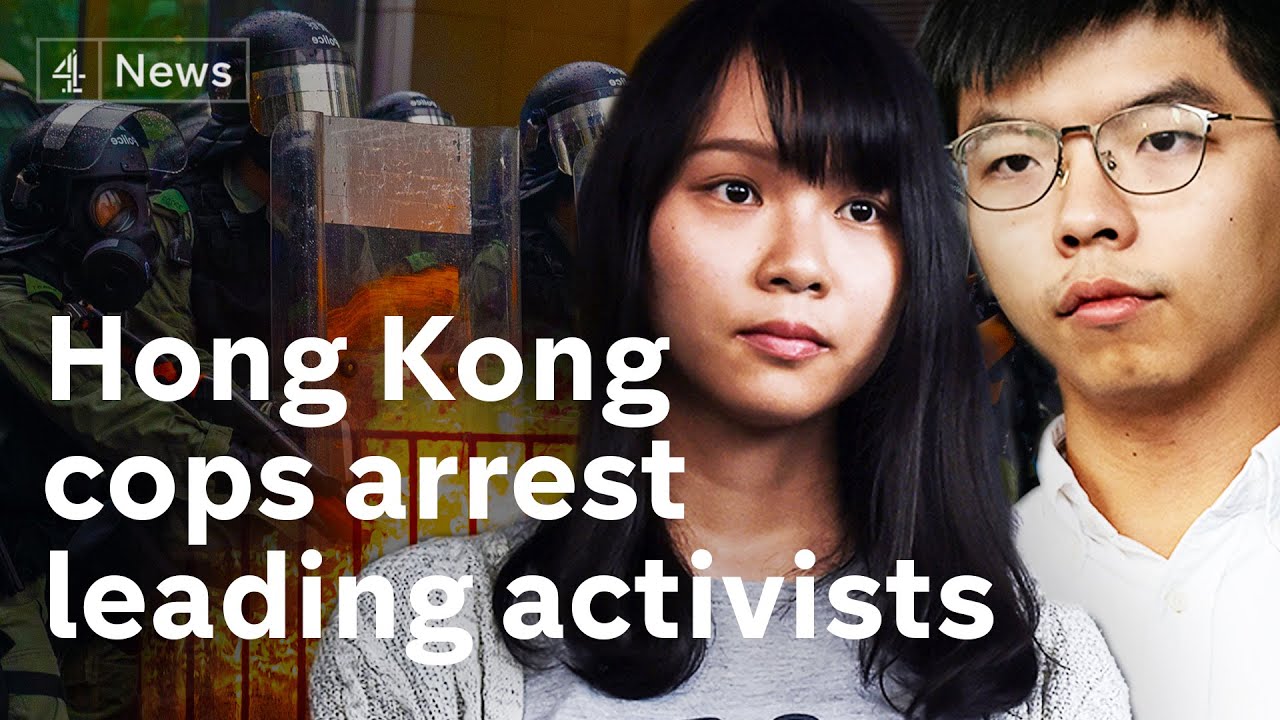 Hong Kong: Police crackdown on protest activists