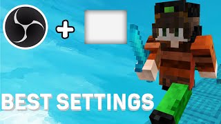 The BEST OBS and Tekno Blur Settings for Minecraft..