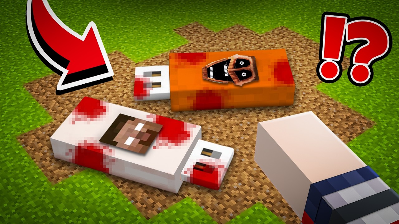 I FOUND SCARY ENTITES SECRET PENDRIVE IN MINECRAFT !! 😱