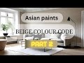 Asian paints beige colour code