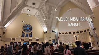 Download Lagu PUJI TUHAN 🙏FENOMENA MISA Harian di Gereja St Theresia yang SELALU RAMAI UMAT BERDOA ! MP3
