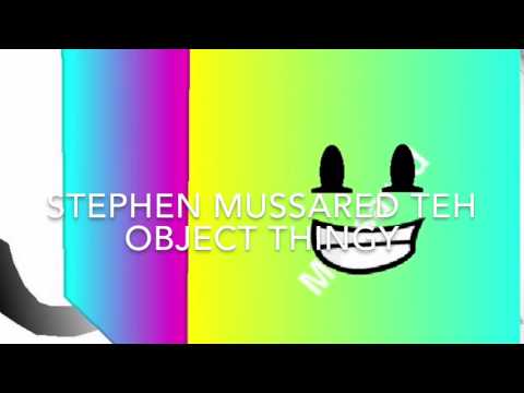 New Intro For Stephen Mussared The Object Thingy.