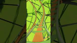 A roller coaster design by me #rollercoaster #planetcoaster2 #coasterculture