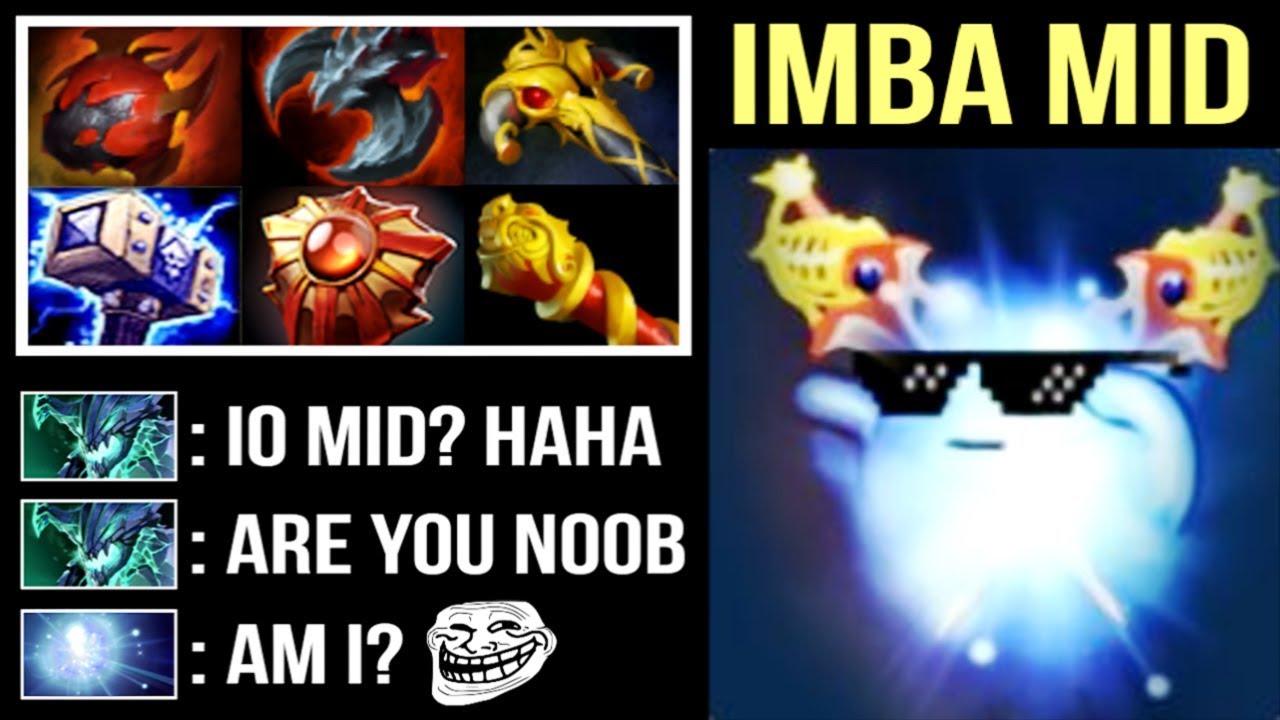 NEW CANCER 1st PICK IO Mid No Boots Entire Game! Crazy Top Ranked Gameplay 7.21 Dota 2