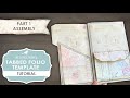 Tabbed Folio Template Tutorial | Junk Journal Insert Page Ideas | Vintage Shabby | My Porch Prints