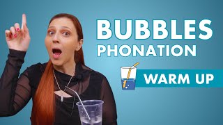 Straw in Water (Bubble Phonation) Vocal Warm Up for Better Singing