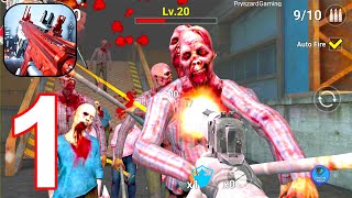 Gun Trigger Zombie - Gameplay Walkthrough Part 1 Zombie Apocalypse (iOS, Android) screenshot 1