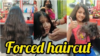 Mummy ne jabardasti se ladaki ke lambe Baal kat diye | forced haircut | full video upload | haircut