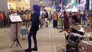 Video voorbeeld van "Dia Milik Orang - Lara  cover Harry Kalifah feat RETMELO BUSKERS."