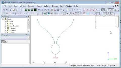 MAXSURF Stability - Hull Model Analysis
