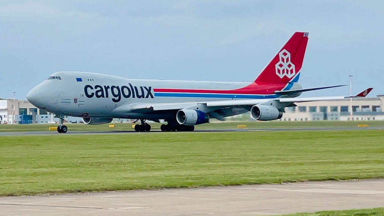 Cargolux Cargo 747-467F LX-ICL From Doncaster/Sheffield Robin Hood To Houston