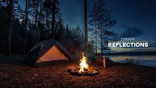 Tranquil Campfire Nights 🌲🔥 | Forest Ambience for Relaxation & Sleep | Fireside Reflections