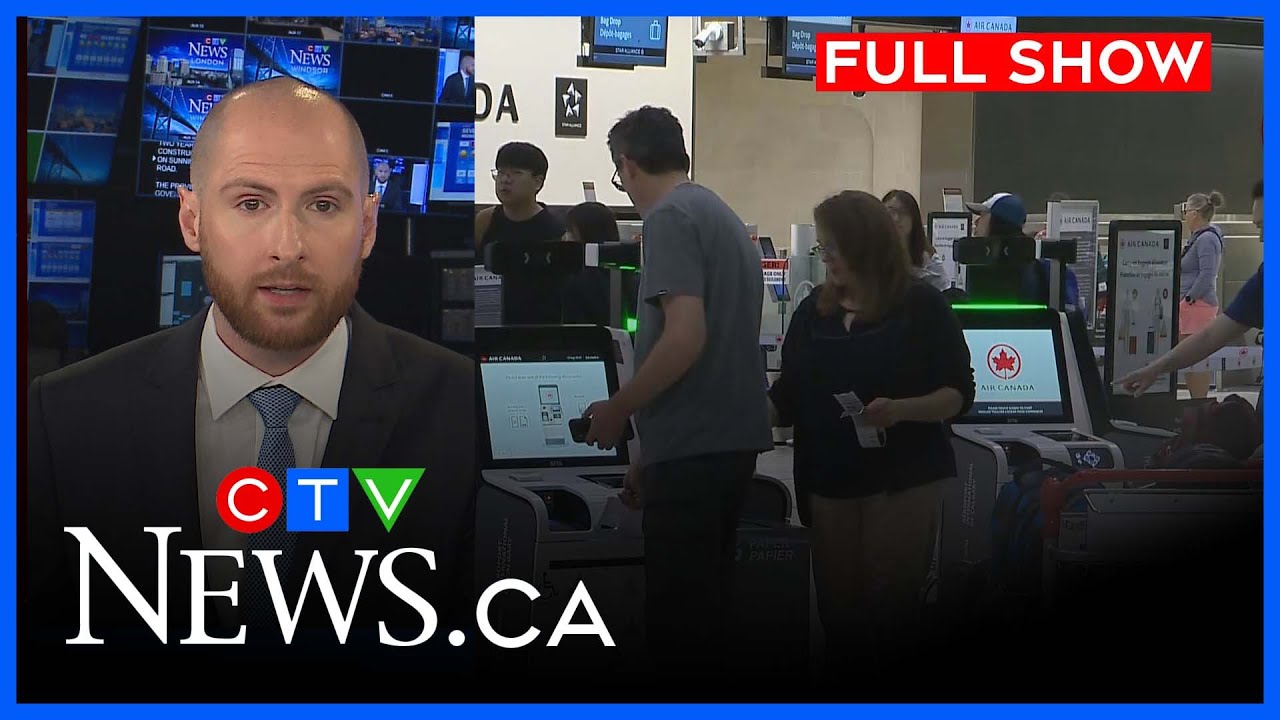 Air Canada flights gradually being suspended | CTV News London at Six, Thurs. August 14, 2025