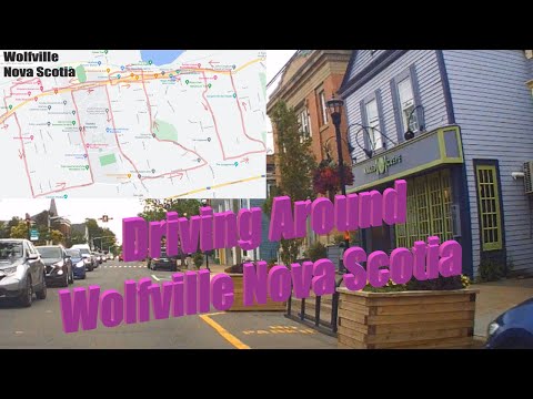Driving Around Wolfville, Nova Scotia, Canada | Dash Cam Footage