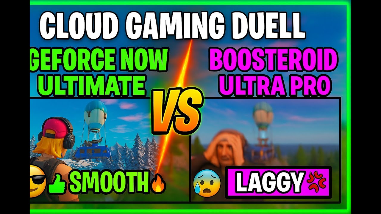 Fortnite Cloud Gaming DUELL ⚡ GeForce NOW Ultimate vs. Boosteroid Ultra Pro (EXTREM TEST)