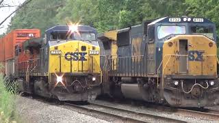 Why Is Amtrak Late Sometimes? Heres Why! CSX Trains Meet at Night! WWoT Car on CSX Train + Much More